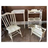 Wood Folding Shelf-Mag. Rack-Chair & Stand