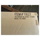 Victorian Blanket Stand Dï¿½cor (Unopened Box)