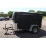 Single axle enclosed trailer