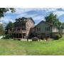 4 BR STONE FARM HOUSE & DETACHED GARAGE/OFFICE ON 12.37 ACRES 