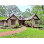 4 BR 3 BATH RANCH HOME w/ATTACHED 2 CAR GARAGE ON 4.1 WOODED ACRES             