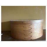 Set of nine oval nested boxes all are inside here