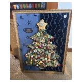 Unique framed Christmas tree from numerous