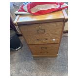 2- 2-drawer  file cabinets