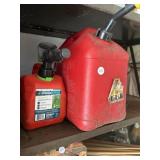 Two gas cans