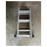 Werner folding extension ladder