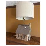 Log cabin lamp