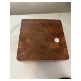 Small wooden chopping block