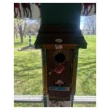 Wooden cardinal birdhouse