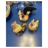 3 decorative Japan chickens