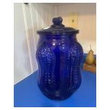 Blue Planters Peanut Jar