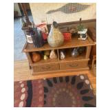 Wooden TV display cabinet