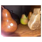 Lots of Pear decorations