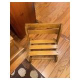 Dolls chair and hand painted table