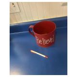 Tin cup - yep like ones they used in the old