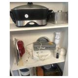 Several small kitchen appliances