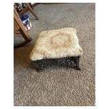 Footstool - iron base