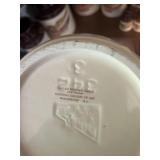 McCoy spirit of 76 bicentennial bean pots, 2 large