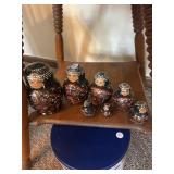 Seven Indian Nesting dolls