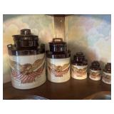 Spirit of 76 bicentennial McCoy canister, three