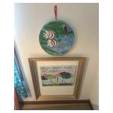 Several pieces of artwork