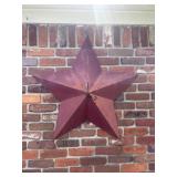 Large metal decorative star