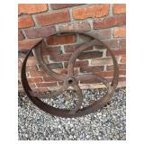 Cast iron wheel - 28'