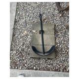 Cast iron decorative anchor - 26'