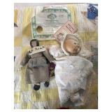 Cabbage Patch doll and other doll