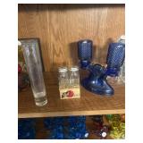 Ball, salt, and peppers, double candle