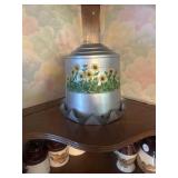 Chicken feeder w/sunflowers