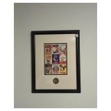 Mickey 70th birthday framed picture with