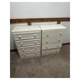 Two 4-drawer chests
