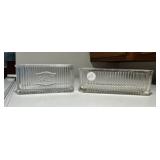 Glass Refrigerator Dish and Salt Dish