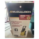 McCulloch High Pressure Jet Washer - new in box