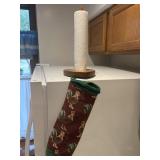 Paper Towel Holder, Rooster Sack Bag and Stove