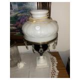 Electrified lamp with prisms