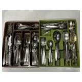 Two Flats of Silverware