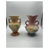 Pair Hull Pottery vases