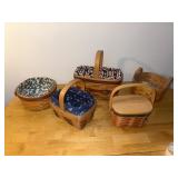 Patriotic and other  Longaberger baskets 5