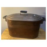 Copper boiler with lid