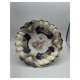 Rose Bowl with brass display - Germany.
