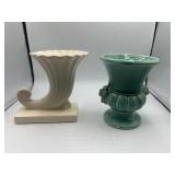 McCoy Cornucopia Vase, McCoy Vase,