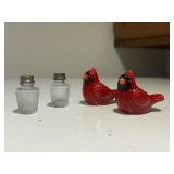 Two Sets of Miniature Salt and Pepper Shakers