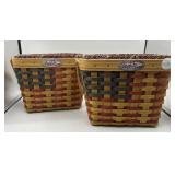 Two flag design, Longaberger baskets - 25th