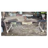 Heavy Shop Table with Allied 6" Vise