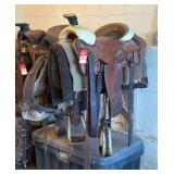 Longhorn Leather Horse Saddle