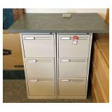 KI 3-Drawer File Cabinets