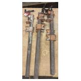 Vintage Metal Bar Clamps