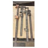 Vintage Metal Bar Clamps
